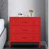 Buy cheap Home Three Drawer Metal Wardrobe Custom Color Simple Style Eco Friendly from wholesalers