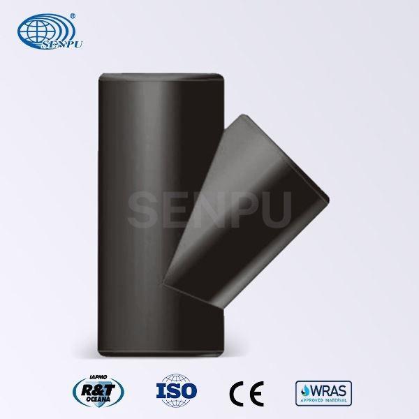 Buy cheap Electrofusion Welded Y Type Tee HDPE Pipe Fittings Dia20mm To 1000mm from wholesalers