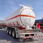 3 Axle 42000 45000 Liters Aluminum Carbon Steel Oil Tanker Fuel Tank Semi