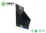 Black Printed Retail Foldable Cardboard Counter Display Boxes , Printed Display