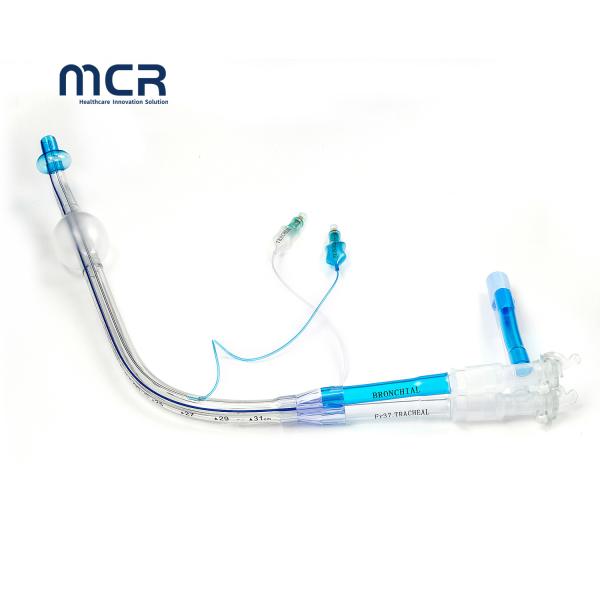 Buy cheap PU Micro-Thin Balloon Medical Grade PVC Double Lumen Endobronchial Tube from wholesalers