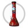 Buy cheap Red 7MM Glass Smoking Pipe Rick and Morty Art Beaker Luminous Bong from wholesalers
