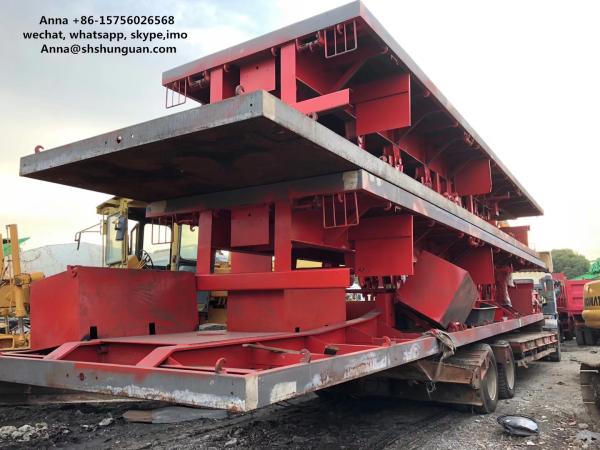 Buy cheap 40ft 3 Axle Sea Container Trailer , Used Semi Flatbed Trailers Steel Material from wholesalers