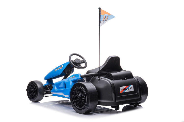 Direct Sale 12V/24V Electric Kart for Kids 2-4 Years Blue/Red/Yellow/White/Pink/Gray