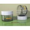 Buy cheap Round Shape Plastic Cosmetic Jars With Screw Cap Orange Color 3.4oz Hair Mask from wholesalers