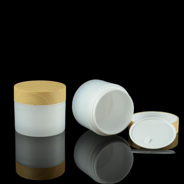 Buy cheap 10g 20g 30g PP Cream Jar Packaging OEM Eye Cream Lid Bamboo Cosmetic Containers from wholesalers