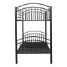 Buy cheap Twin Over Twin Iron Bunk Beds With Removable Ladder Customizable Size from wholesalers