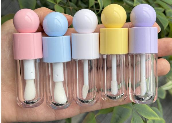 Buy cheap Cute Empty Tube Can Lip Gloss Bottle Empty Tube 5ml White Yellow Purple pink Blue Lip Gloss Tube from wholesalers