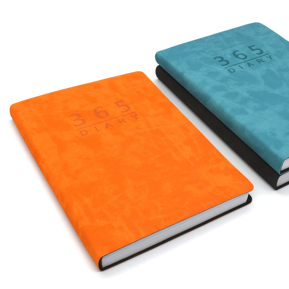 Custom Color A5 Pu Leather Cover Notebook for Personalized Leather Agenda Notebooks