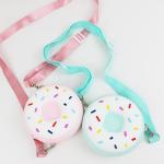 Mini Silicone Donut Shoulder Bag Waterproof Colorful Multi Functional