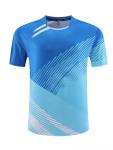 Sport Suit Women's And Men's Badminton Training Suit Full-Prints T Shirts