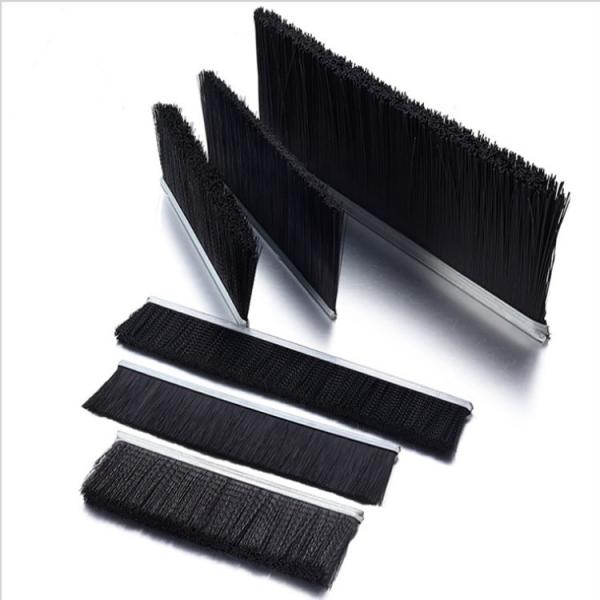 Buy cheap Black Nylon Bristles Metal Back Strip Brush Industrial from wholesalers