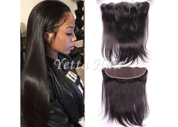 Buy cheap 13'' X 4'' Ear To Ear Lace Frontal Closure Virgin Hair / Silky Straight Human Hair from wholesalers