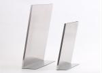 Brushed Steel Panel Advertising Pop Store Display Props A3 / A4 Size