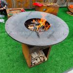 Customization Outdoor Cooking Steel Bbq Grill Corten Steel Fire Bowl 1000mm