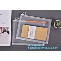 Buy cheap plastic Zippered Envelope k Waterproof PP Bags Seamless Slider Closure Storage product