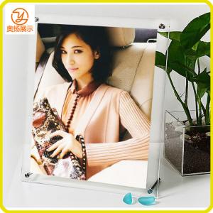 Buy cheap Promotional customized clear acrylic photo frame picture frame with magnets from wholesalers