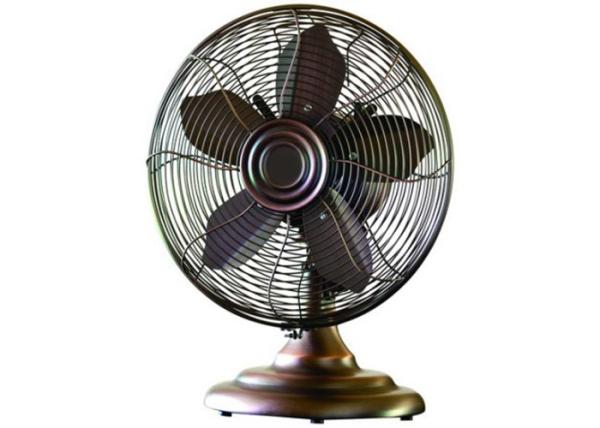 Buy cheap 12 Inch Electric Retro Metal Tabletop Fan Air Cooling 4 Blade 120v Ce Certificate from wholesalers