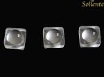 10Mm 80 Degree LED Optics Lenses , 3 Watts Led Light Components Parts SMD 5050