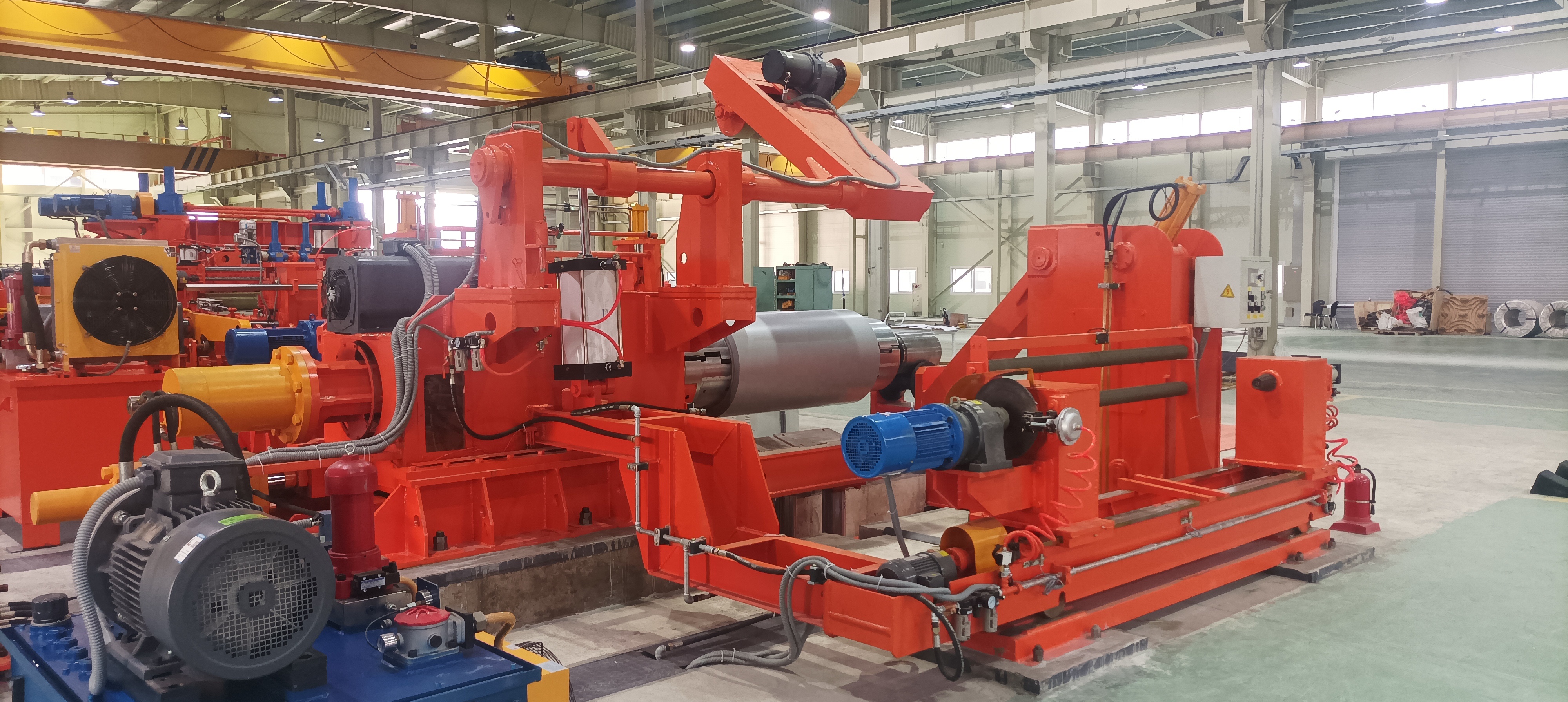Stainless Steel Coil Uncoiling Leveling Shearing Stacking Line for 4640*1815*1910 Size