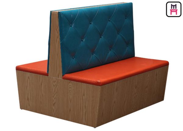 Buy cheap Double Face Fast Food Commercial Booth Seating For Less Room / Small Space from wholesalers