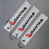 Buy cheap Polyester Zinc Alloy Custom Embroidered Keychain Elegant Aviation Tag Keychain from wholesalers