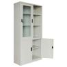 Buy cheap Sliding Door Steel Filing Cabinet Knock Down Metal Stationery Cupboard With Upper Sliding Doors And Lower Swing Doors from wholesalers