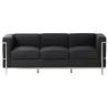 Buy cheap modern club 3 unit sofa with chromed foot from wholesalers