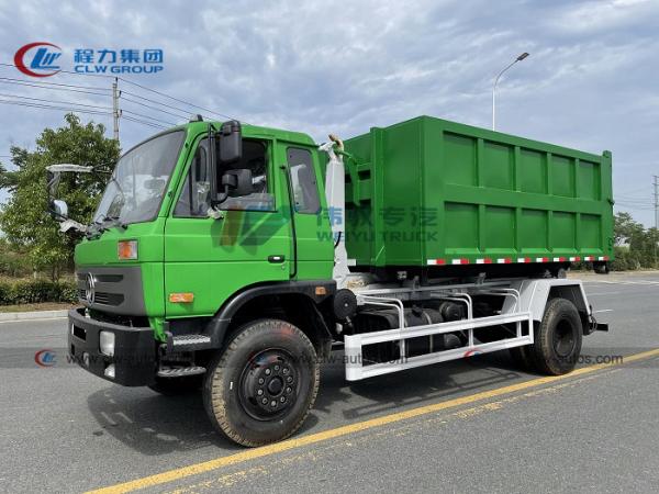Buy cheap Factory Price 13,000L China Dongfeng Hydraulic Arm System 13cbm Hook Lift Garbage Truck from wholesalers