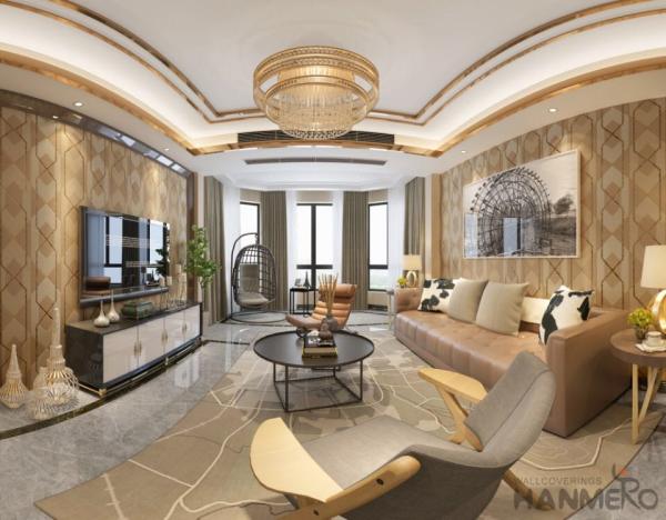 Quality Top Quality Living Room 0.53*10M Suede Wallpaper Wall Decoration Wholesaler Best Prices for sale