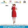 Buy cheap Hot sale popular red color custom advertising apron for sales promotion cheap China price from wholesalers