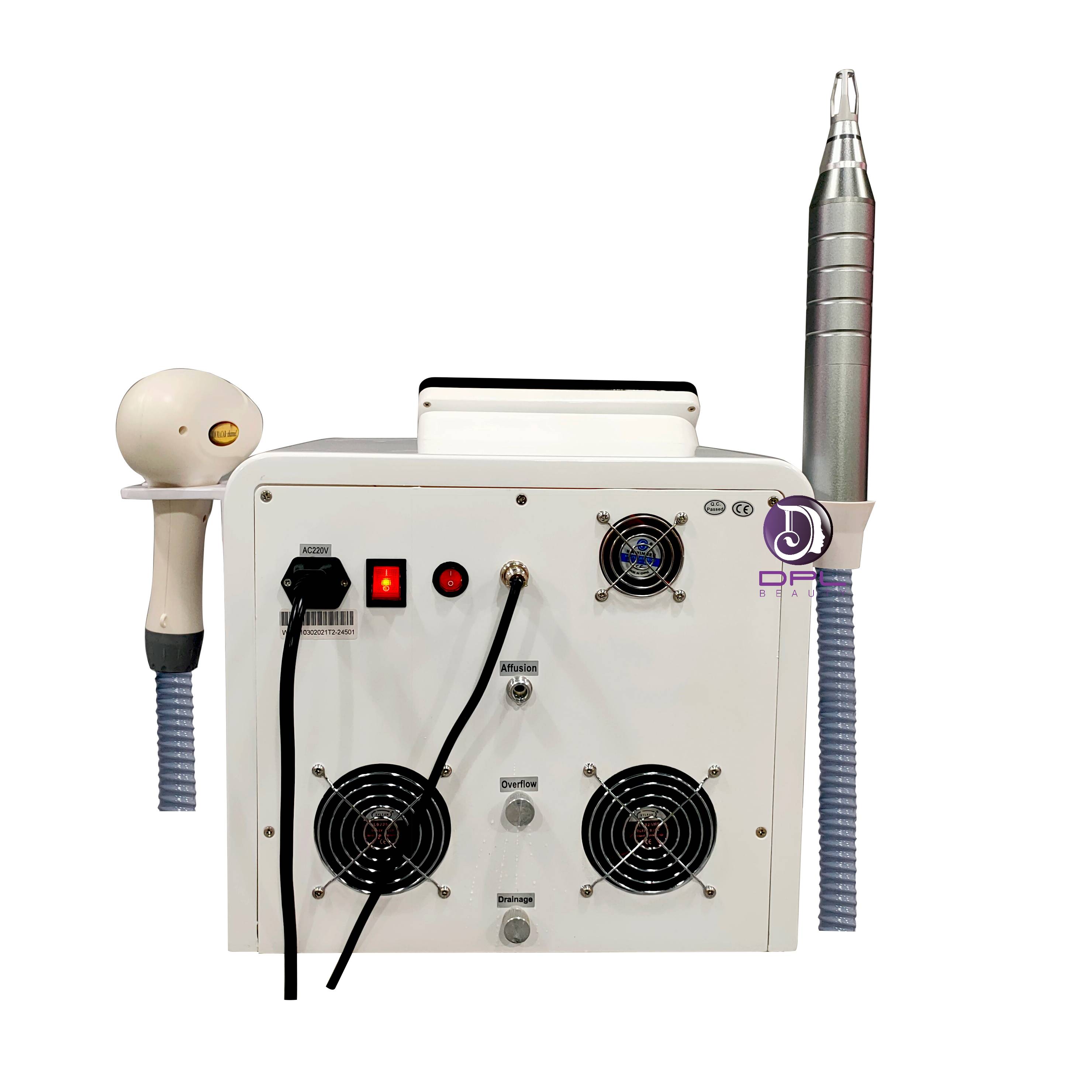 2 in 1 808 nm Diode Laser Hair Removal Laser Tattoo Removal Machine Instrument