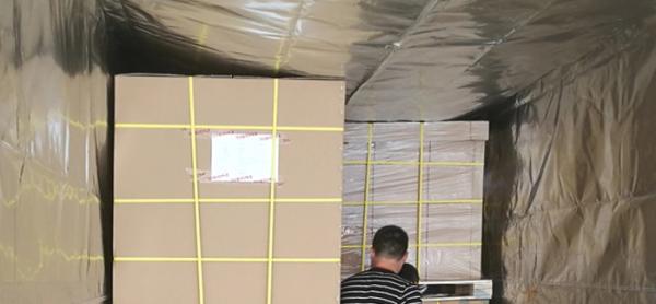 Buy cheap Silver Insulated Pallet Cover , Shipping Thermal Insulation Container Liner from wholesalers