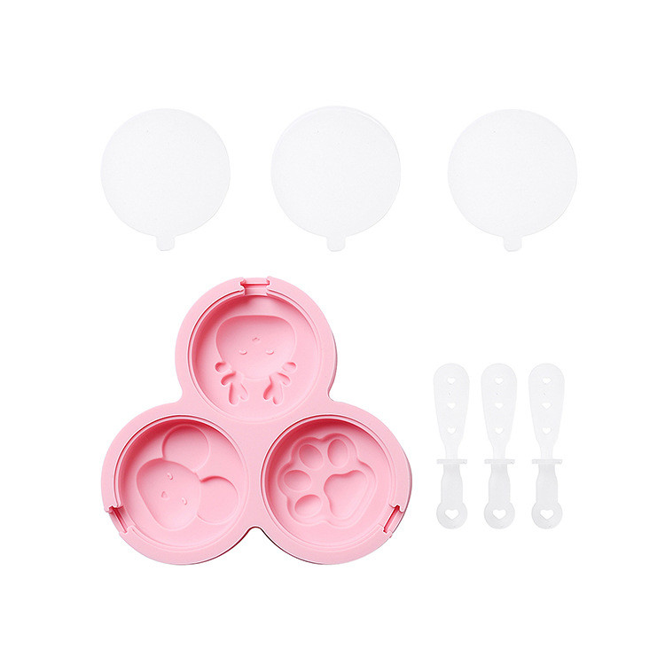 Ice Cube Trays Set Of 2, Easy Release 4 Flexible Silicone Ice Cube Molds With Removable Lid Reusable Freezer Ice Trays Stackable For Whiskey, Baby