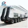 Buy cheap Mechanical/Air Suspension low flat bed/low boy semi truck trailer with 60tons capacity from wholesalers