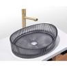 Buy cheap Modern Die Casting Glass Wash Basin countertop Mounted Glass Sink Bowl from wholesalers