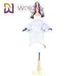 Short Sleeved E Cat Dog Fleece Hoodie Cotton Sweatshirt