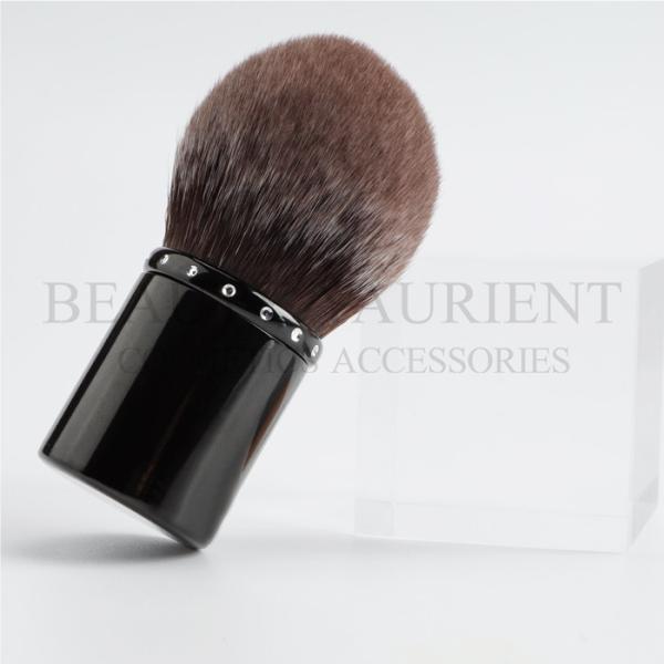 Buy cheap ISO14001 Alminum Handle Kabuki Cosmetic Brush Dome Shaped Makeup Brush from wholesalers