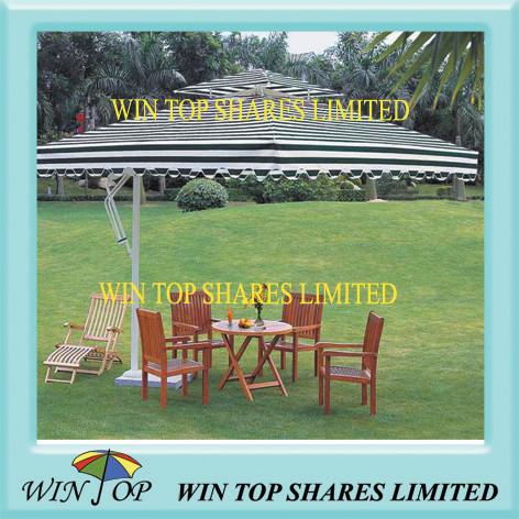 Buy cheap 4 * 4m Aluminum Garden Furniture Umbrella from wholesalers