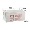 Buy cheap 12V 200Ah Solar Lead Acid Battery NP12-200Ah 2 Year Warranty 58Kg from wholesalers
