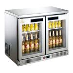 8.C Temperature 340W N.W 130KG Commercial Bar Air Cooled Refrigerator for Hotel