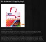 Wholesale recycle hand bag non woven bag, Custom colorful tote shopping non