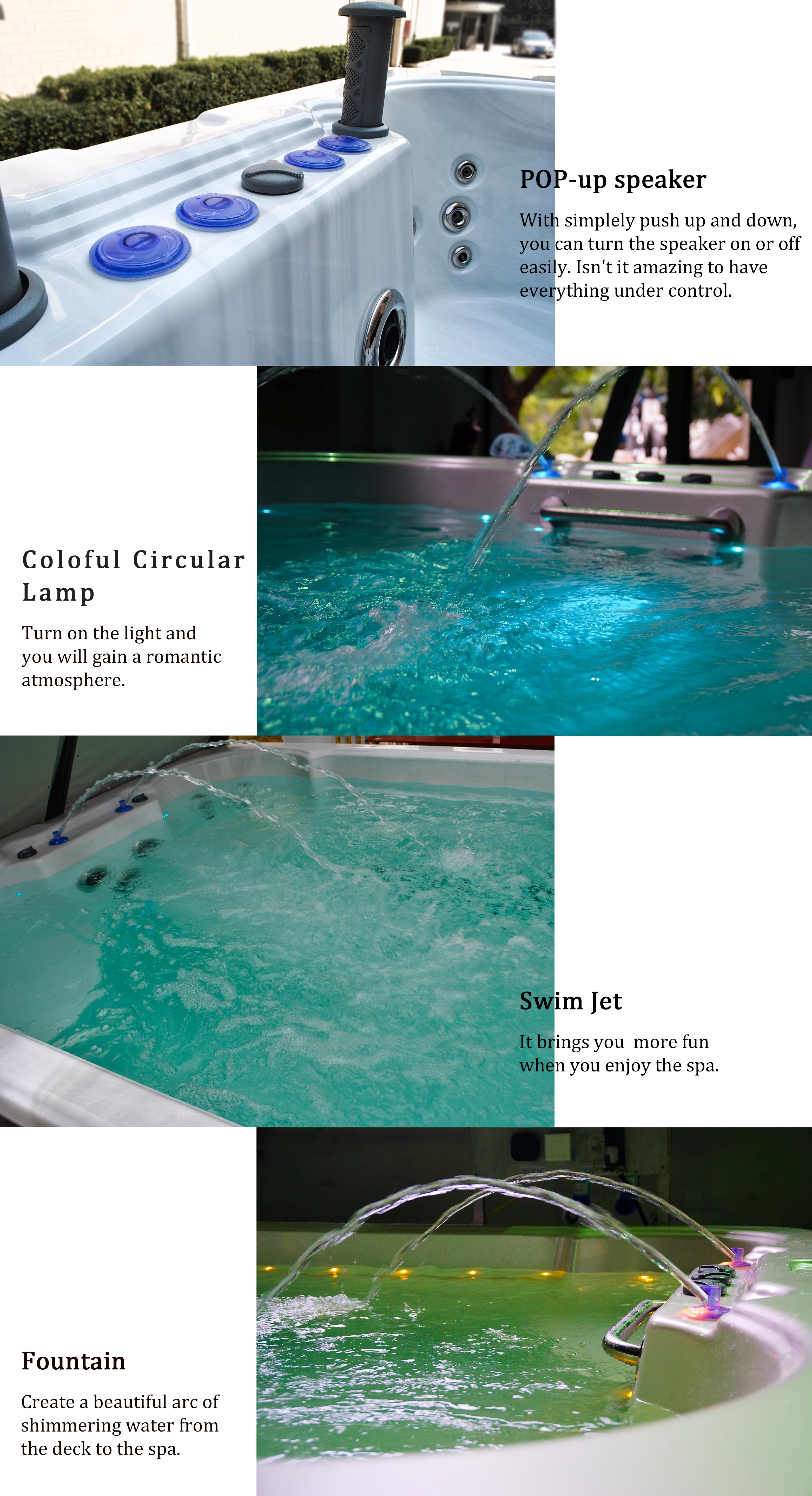 High Performance Swim Experience Outdoor Endless Swimming Pool With Therapeutic Power