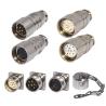 Buy cheap 19P IP67 M23 Female Straight Connector PA66 Screw Assembly Shield Connector from wholesalers
