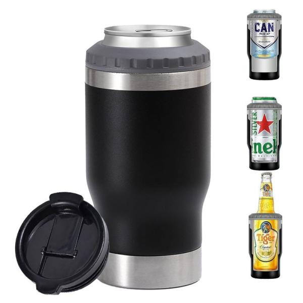 Buy cheap Customized Insulated Skinny Double Walled Stainless Steel Cup Holder Metal Beer Can Holder For Slim Beer Eco Friendly Stylish And Elegant from wholesalers