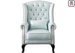 American Style Classical Single Sofa Chair High Back Leather Chair For Bar /