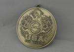 USA Body Building Die Cast Medals with Ribbon / Cord / Metal Chain