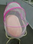 Imported ABS Basin Hospital Baby Crib 4 PCS Central Controlled Castors