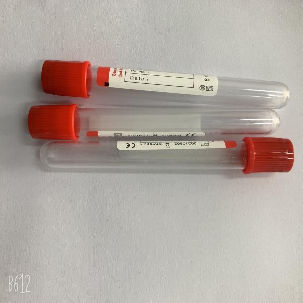 Buy cheap Disposable Venous 16*100 Red Top Serum Tubes Without Needle from wholesalers