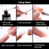 Buy cheap Acrylic Nail Art Brush Stainless Steel Dual Ended Poly For UV Gel Extension from wholesalers